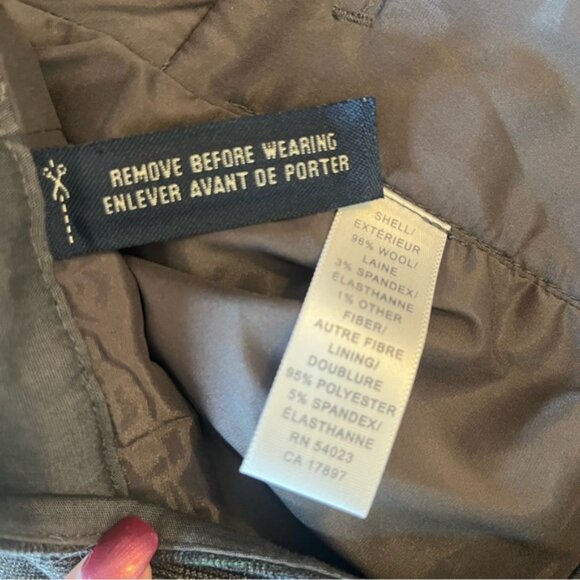 Banana Republic Martin Wool Dress Ankle Trouser Pants - Picture 8 of 15